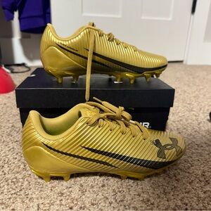 Under Armour Metallic Gold Soccer Cleats